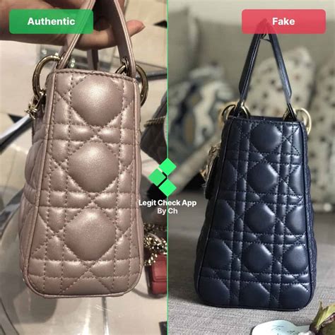 christian dior fake vs real bag|vintage lady dior bag authentication.